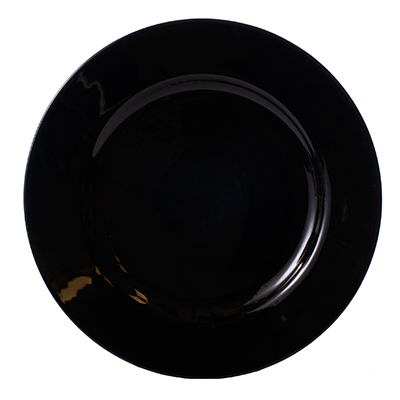 BOLD BLACK DINNER PLATE